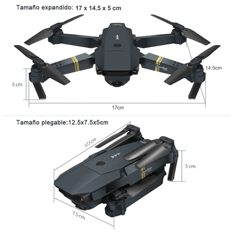 SkyFold 998W – Drone HD Plegable con WiFi