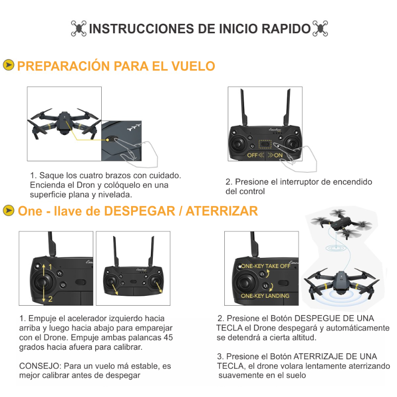 SkyFold 998W – Drone HD Plegable con WiFi