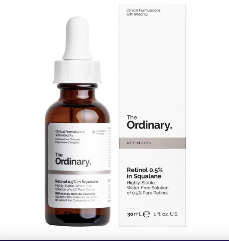 The Ordinary Retinol 0,5% en Escualano Sérum 30ml